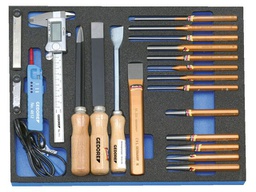 Kit: general purpose; Kit: cold chisels,calliper,with striker