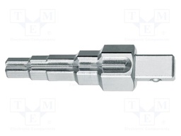 Wrench; special; 1",3/8"; 1/2"; Plating: nickel; for valve