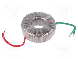 Transformer: toroidal; 300VA; 230VAC; 12V; 25A; 2.9kg; Leads: cables