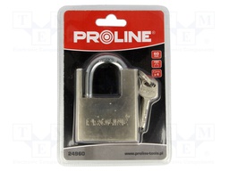 Padlock; Application: gates,cabinets,sheds; Kind: shackle; 60mm