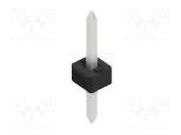 Connector: pin strips; pin header; male; PIN: 1; 2mm; THT; 1x1; 100V