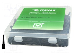 Needle: plastic; 1.25"; Size: 14; straight,conical; 1.6mm