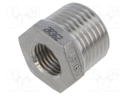 Male-female,reductive; max.10.5bar; 1.4408 stainless steel