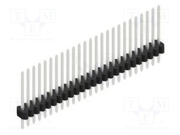 Connector: pin strips; pin header; male; PIN: 25; 1.27mm; THT; 1x25