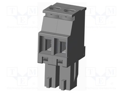 Connector: pluggable terminal block; plug; female; angled 90°