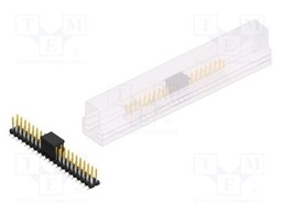 Connector: pin strips; pin header; male; PIN: 42; 2.54mm; SMT; 2x21