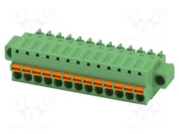 PCB connector, nominal cross section: 1.5 mm?, color: green,