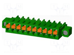 Connector: pluggable terminal block; plug; female; straight; 5.5A