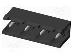 Connector: pluggable terminal block; socket; male; on PCBs
