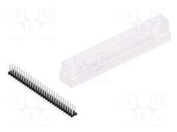 Connector: pin strips; pin header; male; PIN: 56; 2.54mm; SMT; 2x28