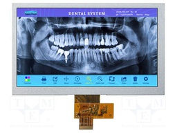 Display: TFT; 7"; 1024x600; Illumin: LED; Dim: 169.9x103.4x5.6mm