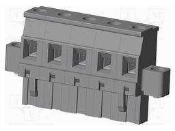 Connector: pluggable terminal block; plug; female; angled 90°