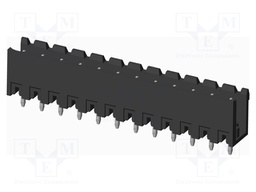 Connector: pluggable terminal block; socket; male; on PCBs