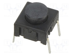 Microswitch TACT; SPST; Pos: 2; 0.05A/24VDC; THT; 3.5N; 10x10x5.1mm