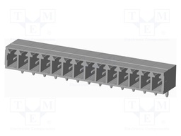 Connector: pluggable terminal block; socket; male; on PCBs