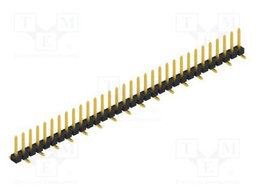 Connector: pin strips; pin header; male; PIN: 32; 2.54mm; SMT; 1x32