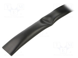 Protective tube; Mat: PVC; black; -20÷105°C; Øint: 19.05mm