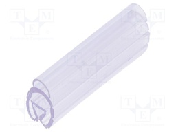 Markers for cables and wires; 4÷10mm; PVC; transparent; -30÷60°C