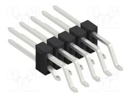 Connector: pin strips; pin header; male; PIN: 10; 2.54mm; SMT; 2x5