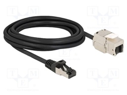 Extender Ethernet; S/FTP; Cat: 6a; RJ45 socket,RJ45 plug; 3m; PVC