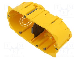 Enclosure: junction box; X: 142mm; Y: 72.8mm; Z: 50mm; plastic; IP20