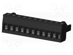 Connector: pluggable terminal block; plug; female; straight; 5mm
