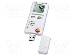Logger: temperature and humidity; -20÷70°C; 0÷100%RH; IP30