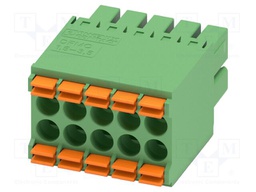 PCB connector, nominal cross section: 1.5 mm?, color: green,