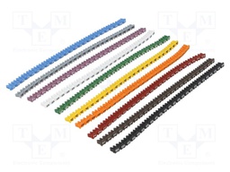Markers for cables and wires; 0.5÷2mm; polyamide; -40÷85°C