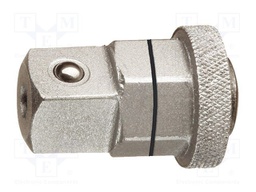 Adapter; socket spanner,box; square; 3/8"; 13mm; Plating: chromium