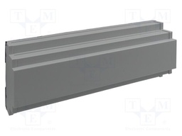 Enclosure: for DIN rail mounting; Y: 90mm; X: 210mm; Z: 60mm; grey
