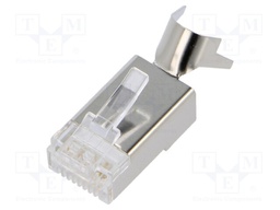 Connector: RJ45; plug; PIN: 8; Cat: 6a; shielded; Layout: 8p8c