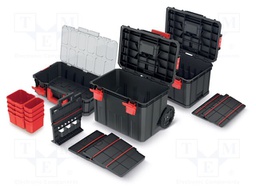 Toolbox; 530x355x825mm; MODULAR SOLUTION; mobile toolbox set