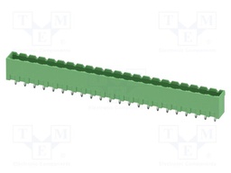 PCB headers, nominal cross section: 2.5 mm?, color: green, n