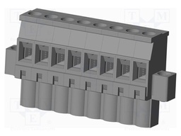 Connector: pluggable terminal block; plug; female; angled 90°