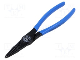 Pliers; for circlip; internal; 40÷100mm; Pliers len: 230mm