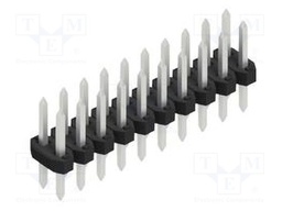 Connector: pin strips; pin header; male; PIN: 20; 2mm; THT; 2x10