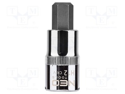 Socket; hex key,socket spanner; HEX 12mm; 1/2"