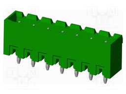 Connector: pluggable terminal block; socket; male; straight; THT