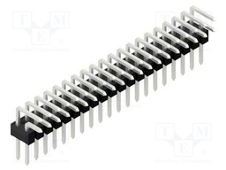 Connector: pin strips; pin header; male; PIN: 40; 2.54mm; THT; 2x20