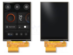 Display: TFT; 3.2"; 240x320; Illumin: LED; 55.04x77.7mm; RGB
