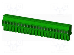 Connector: pluggable terminal block; plug; female; angled 90°