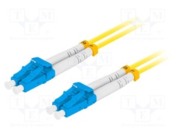Fiber patch cord; LC/UPC,both sides; 2m; Optical fiber: 9/125um