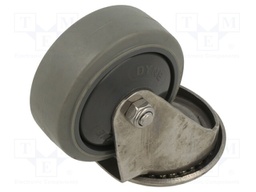 Transport wheel; Ø: 80mm; W: 32mm; H: 105mm; torsional; 90kg