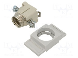 Fuse base; DII; 25A; 500VAC; Poles: 1