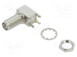 SMA TH CONN JACK RT ANGLE
