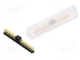 Connector: pin strips; pin header; male; PIN: 54; 2.54mm; SMT; 2x27
