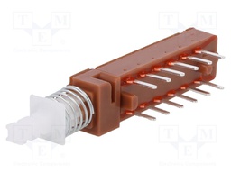 Switch: push-button; Pos: 2; 0.5A/100VAC; 1A/25VDC; ON-ON; Mat: PA66