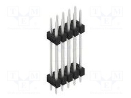 Connector: pin strips; pin header; male; PIN: 10; 2.54mm; THT; 2x5
