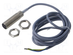 Sensor: inductive; Output conf: 2-wire NO; 5mm; 20÷250VAC; M18